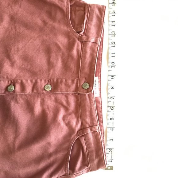 CLOSET CLEAR OUT SALE - Denim mini skirt - pink! - Picture 6 of 9